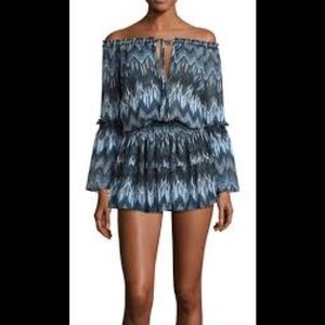 Red Carter Indigo Cover Up Dress